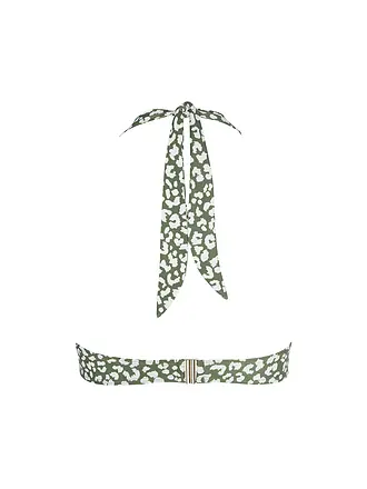 DARLING HARBOUR | Top bikini da donna con allacciatura al collo | olive